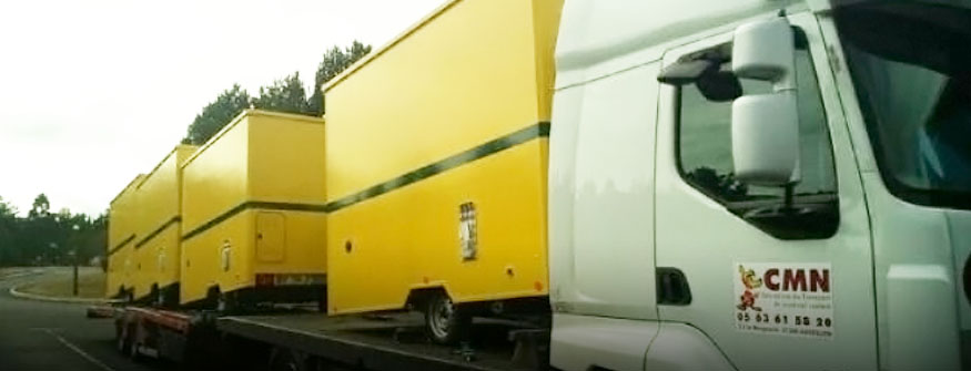 CMN : Transport de matériel de chantier